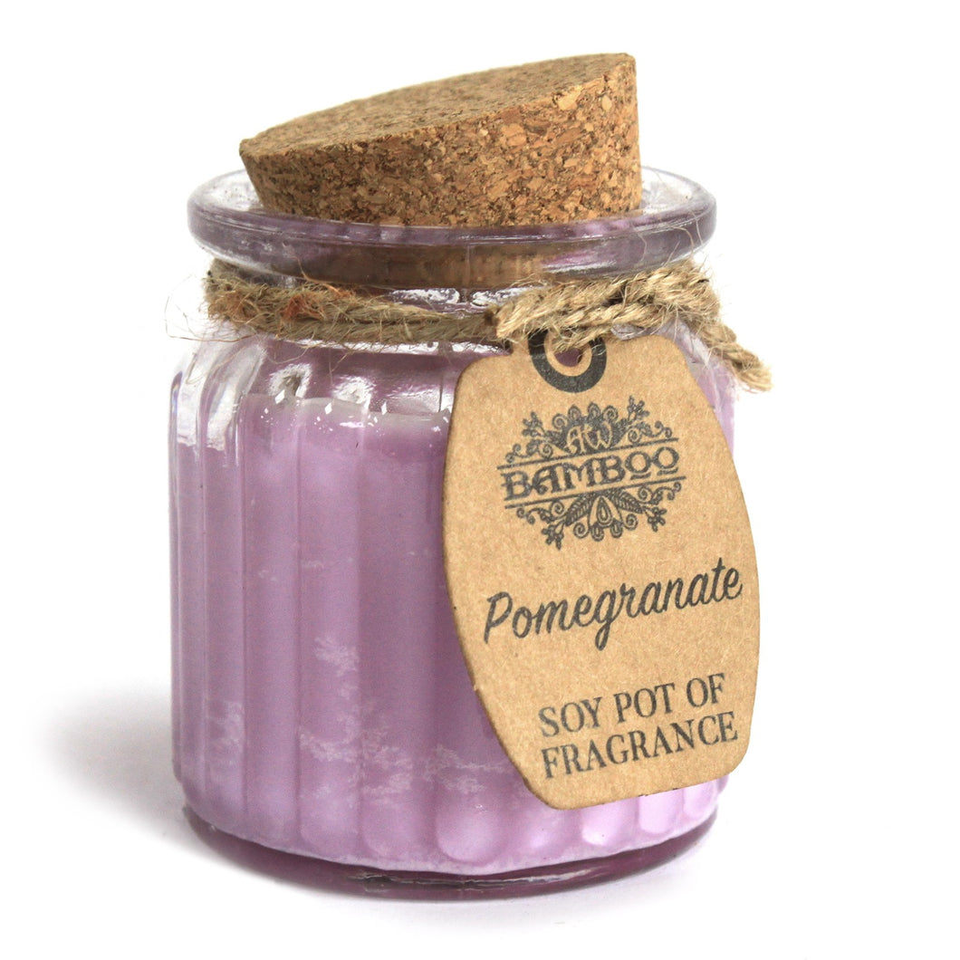 Pomegranate Soy Pot Wax Candle